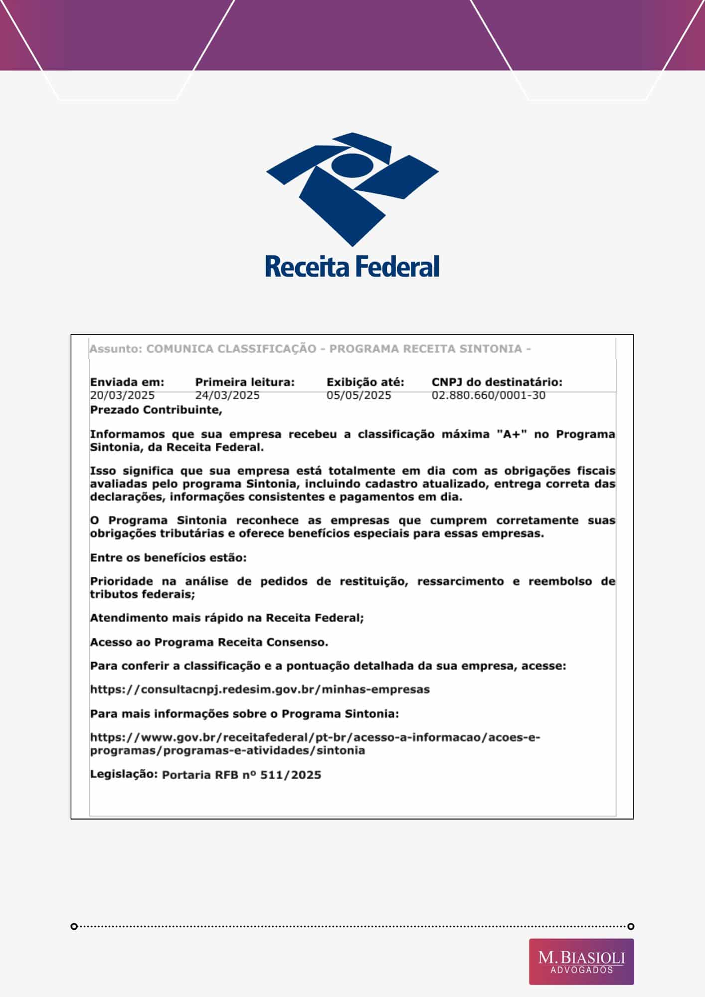 Certidão Receita Federal